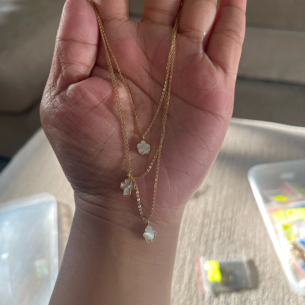 18k Saudi gold necklace 18inch